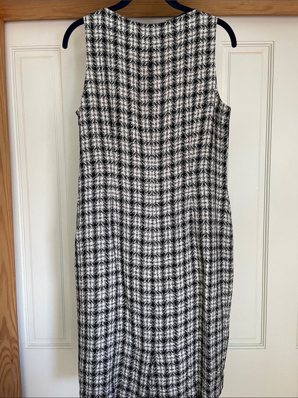 Doncaster Vintage Black & White Houndstooth Dress Jacket Suit - Picture 14 of 15